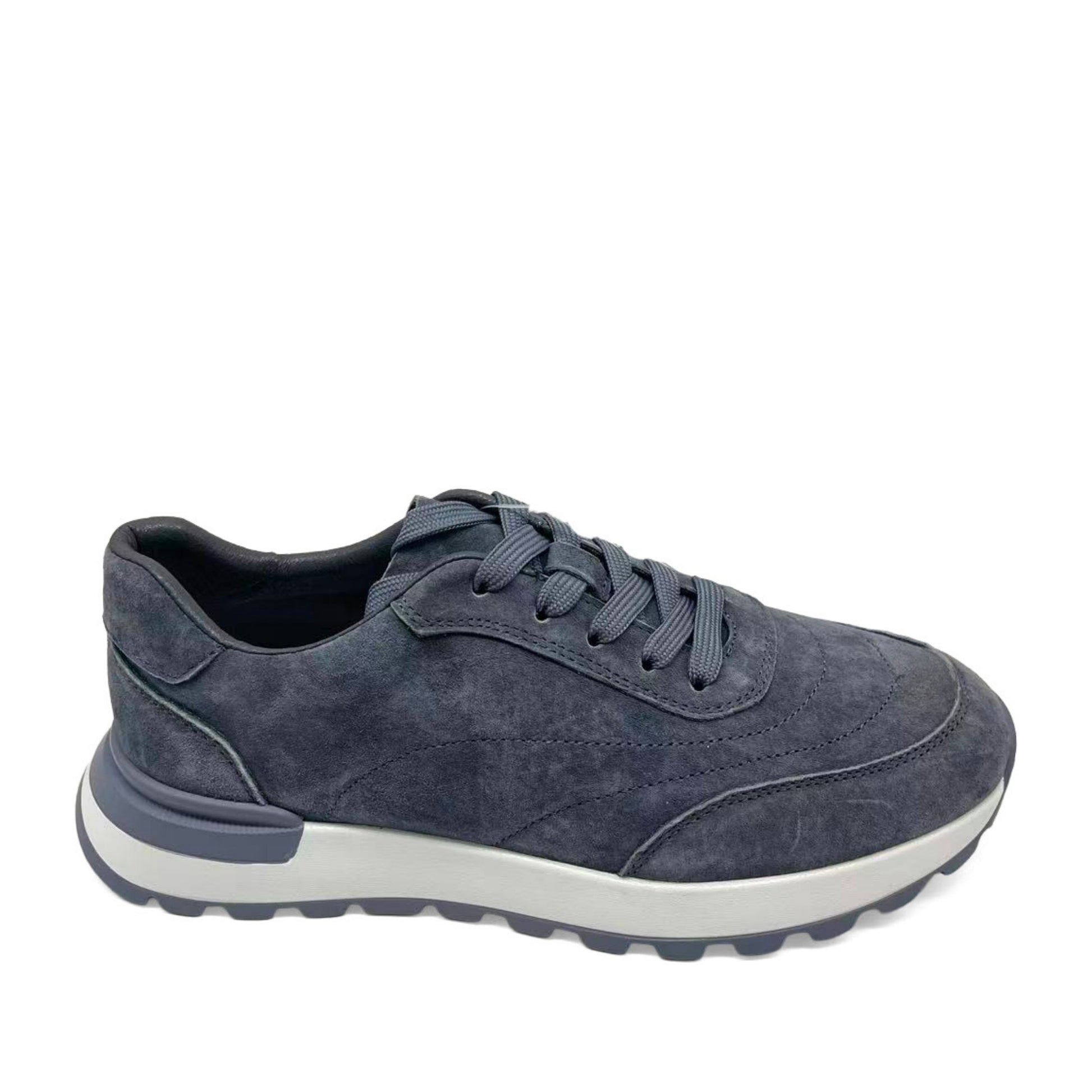 Women's Blue Wedge Fashion Sneakers