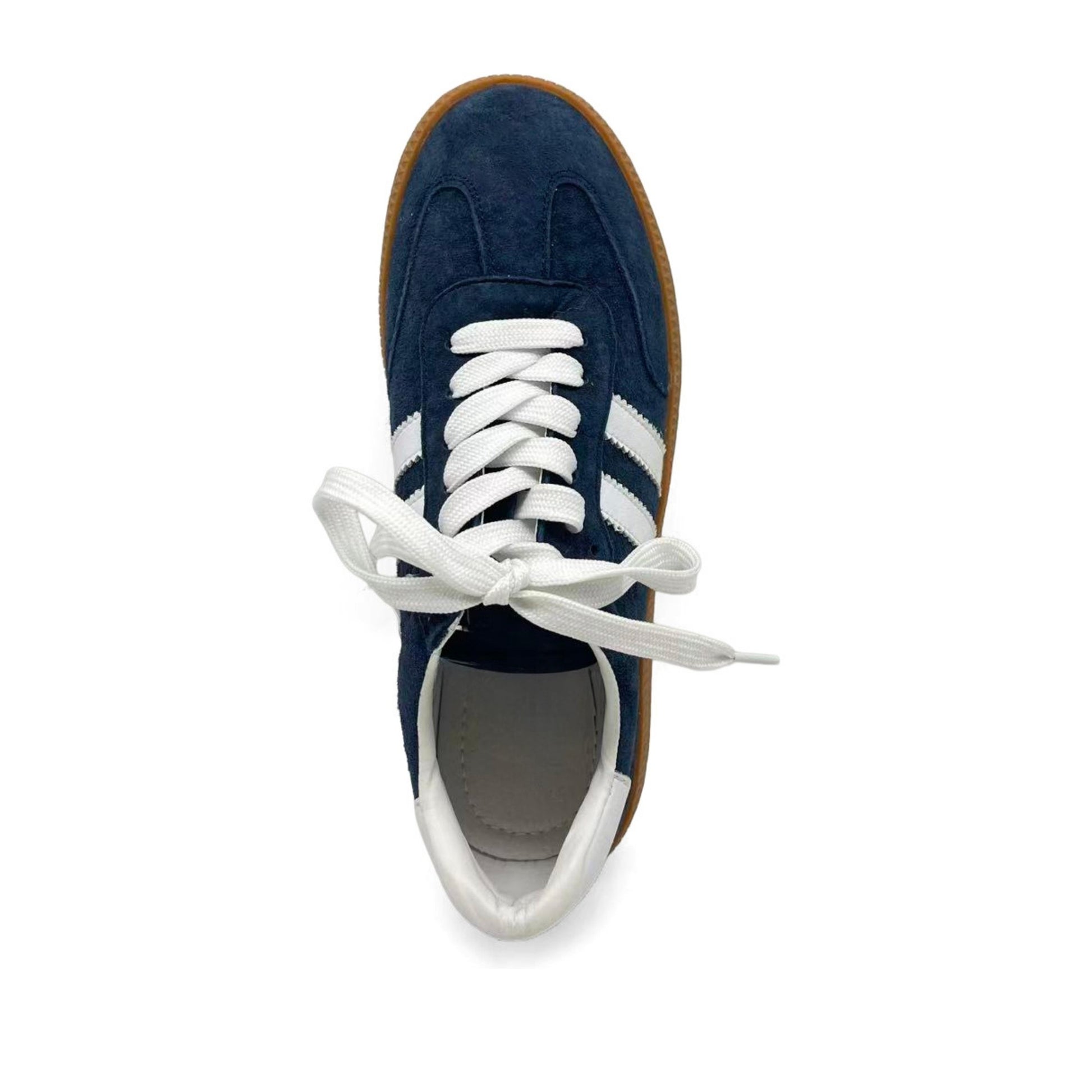 Women's Blue Wedge Fashion Sneakers