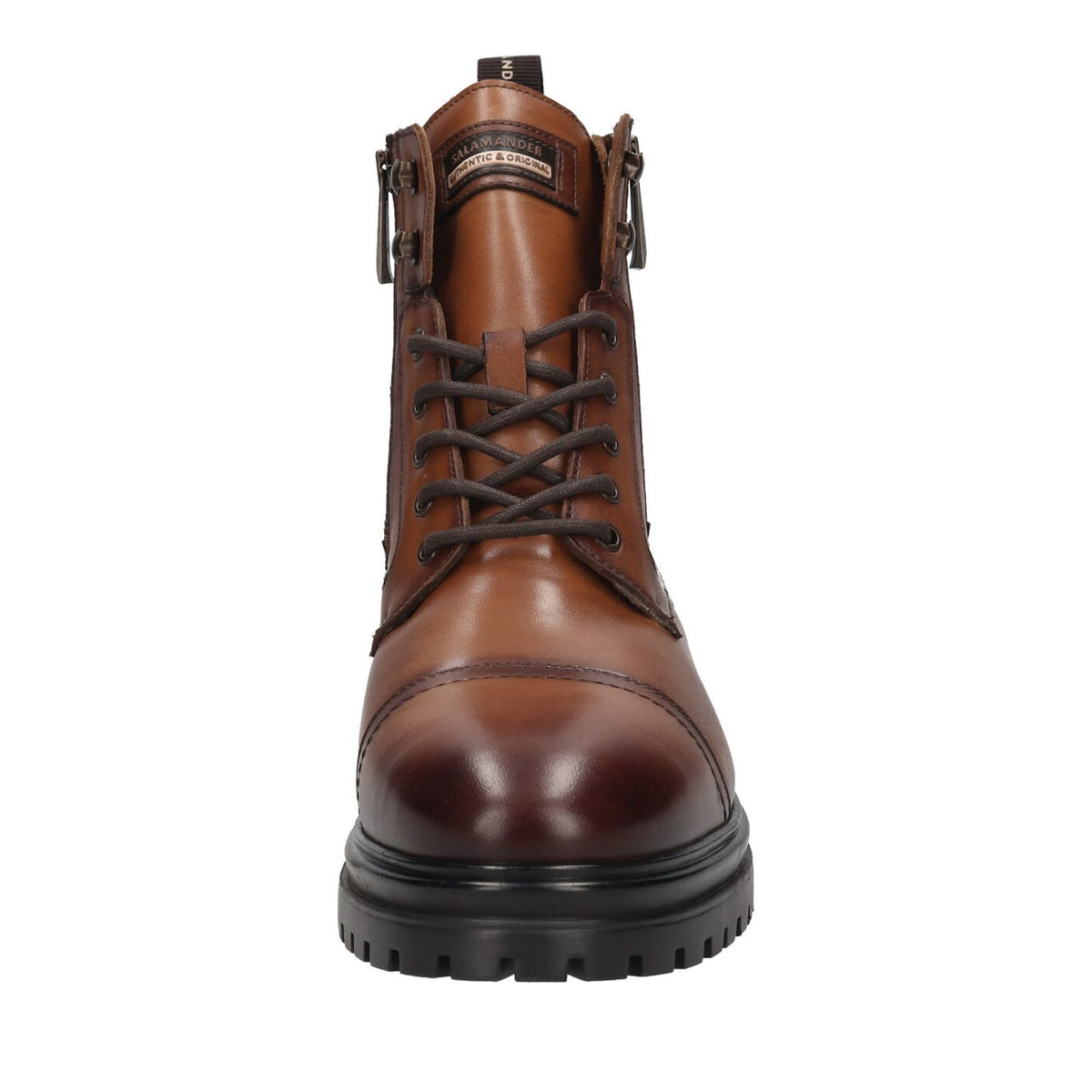 wm booties cognac