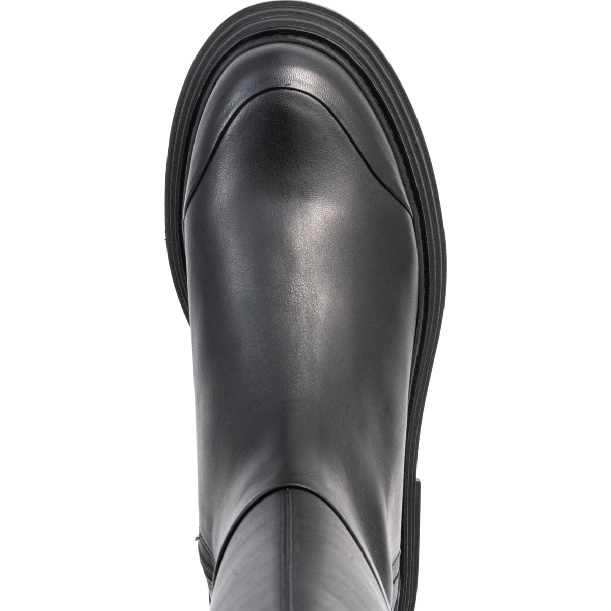 black casual closed boots