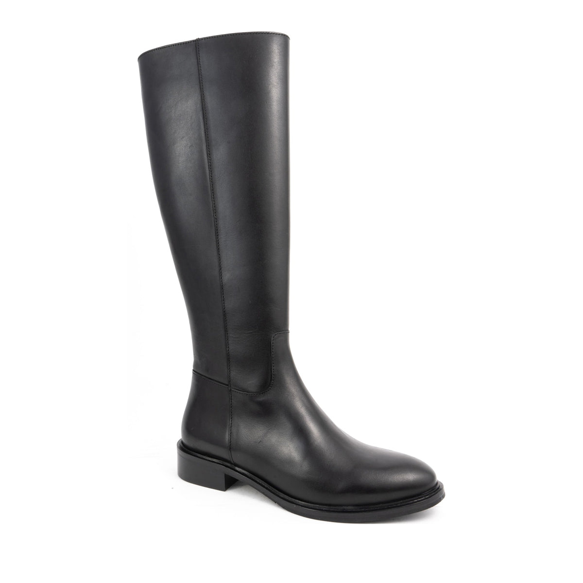 black casual closed boots