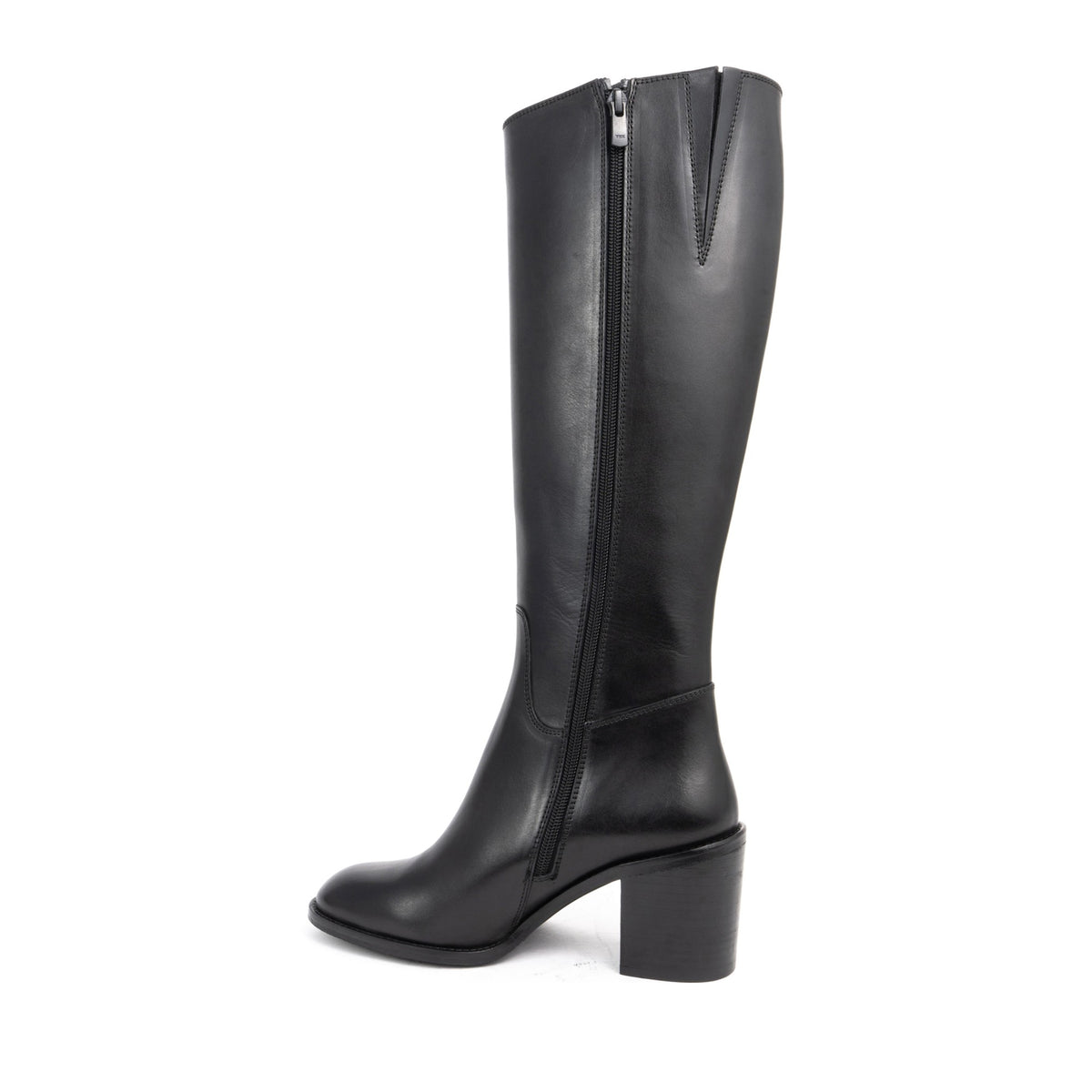 black casual closed boots