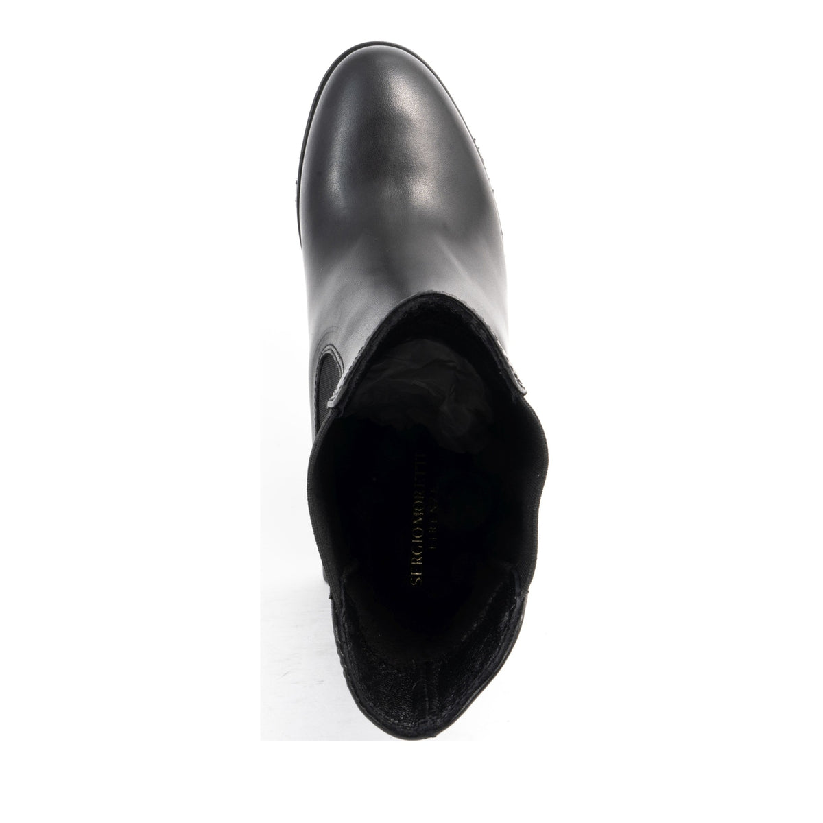 black casual closed booties