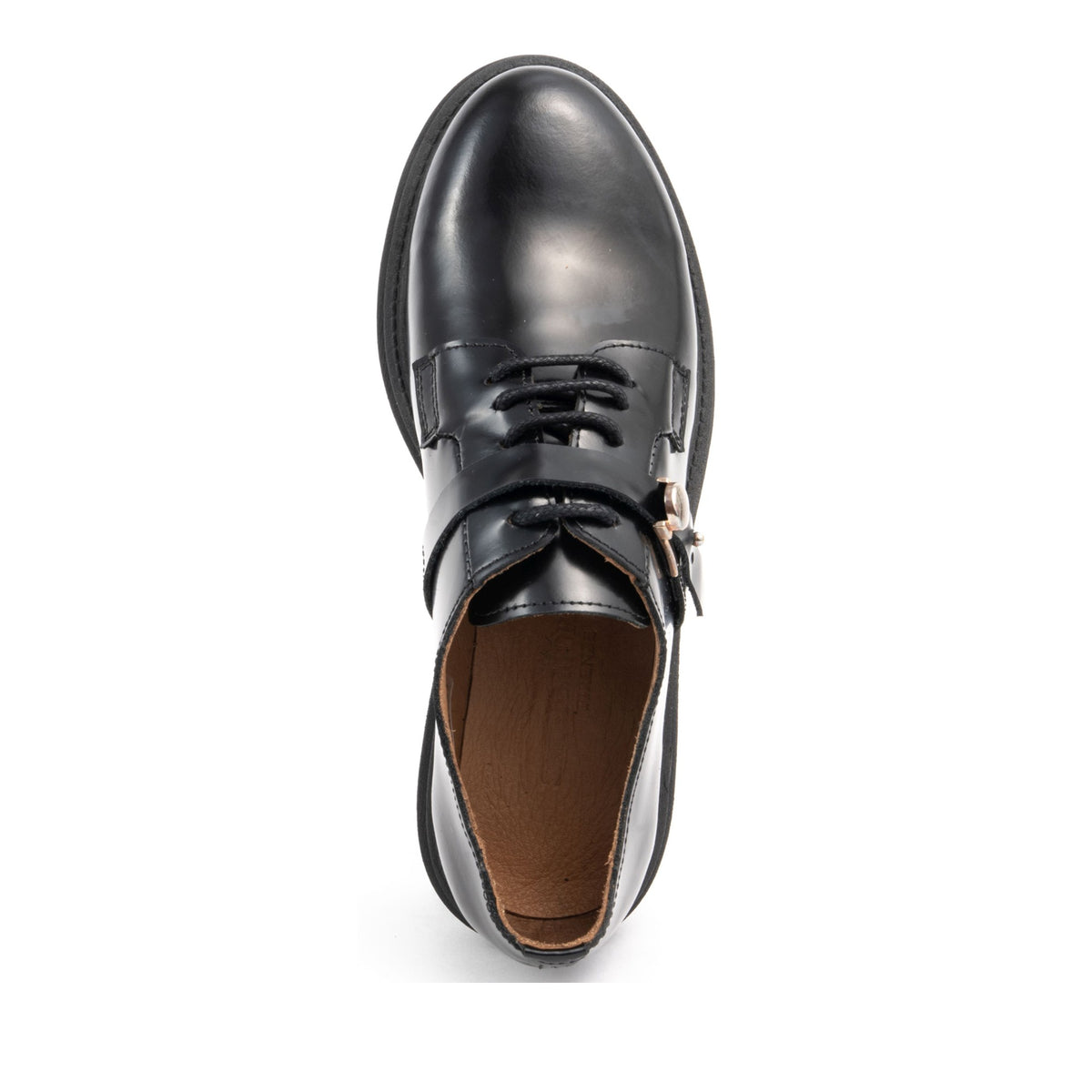 black casual closed loafers