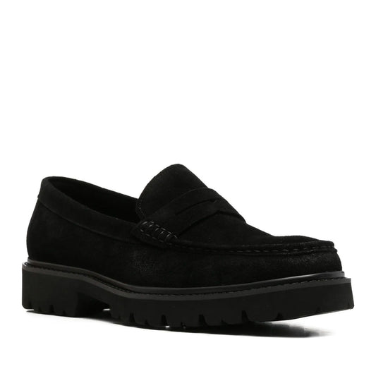 Men's Black Moccasins