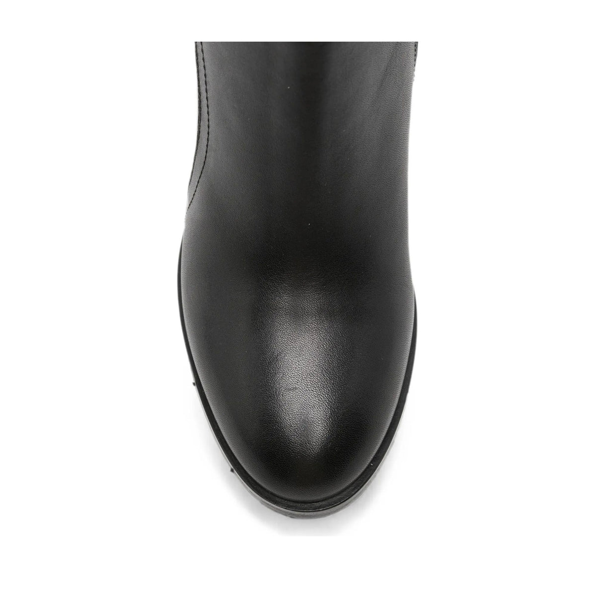 black elegant closed booties