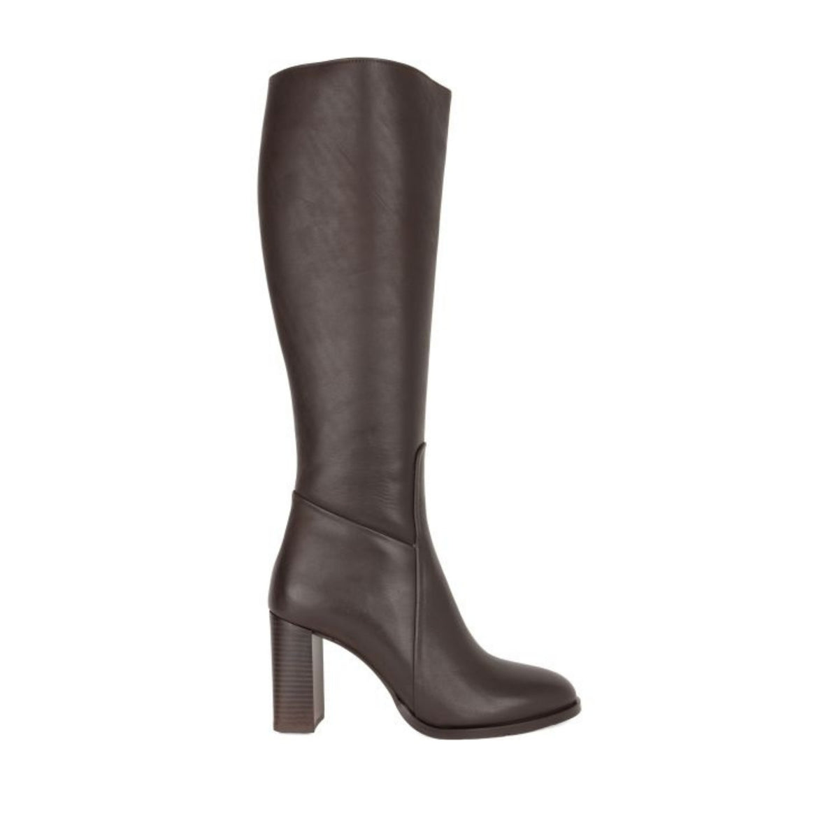 brown elegant closed boots