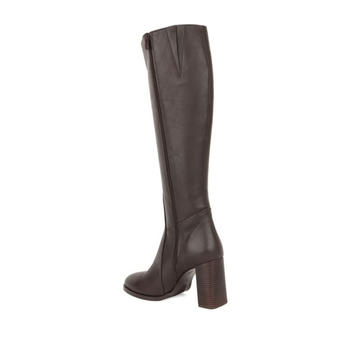 brown elegant closed boots
