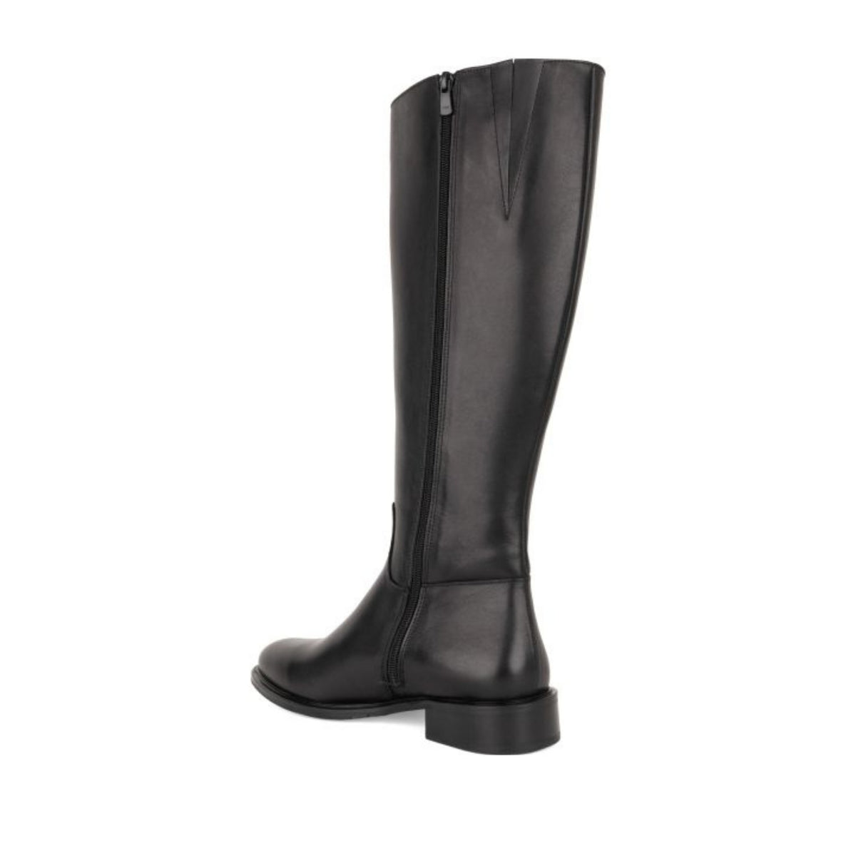 black casual closed boots