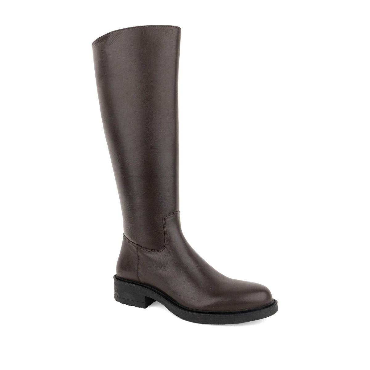 brown casual closed boots