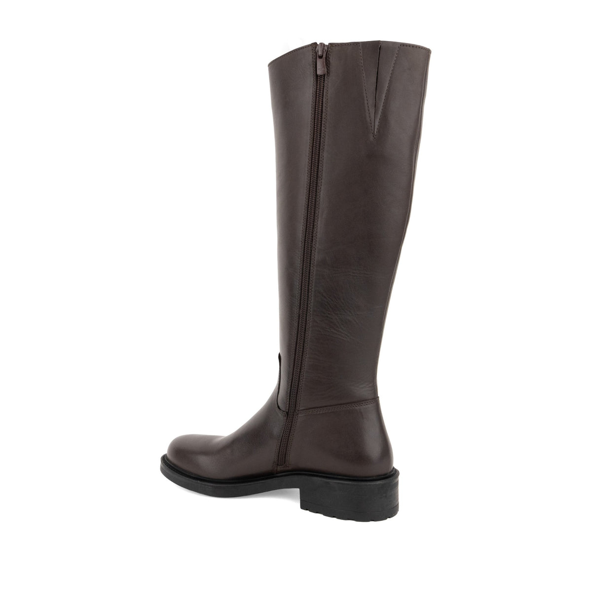 brown casual closed boots