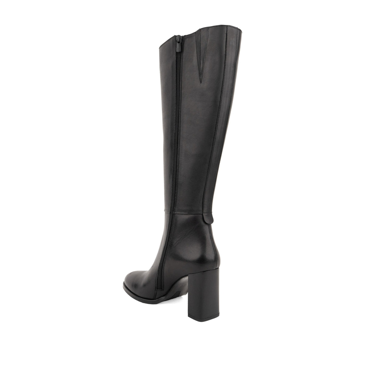 black elegant closed boots