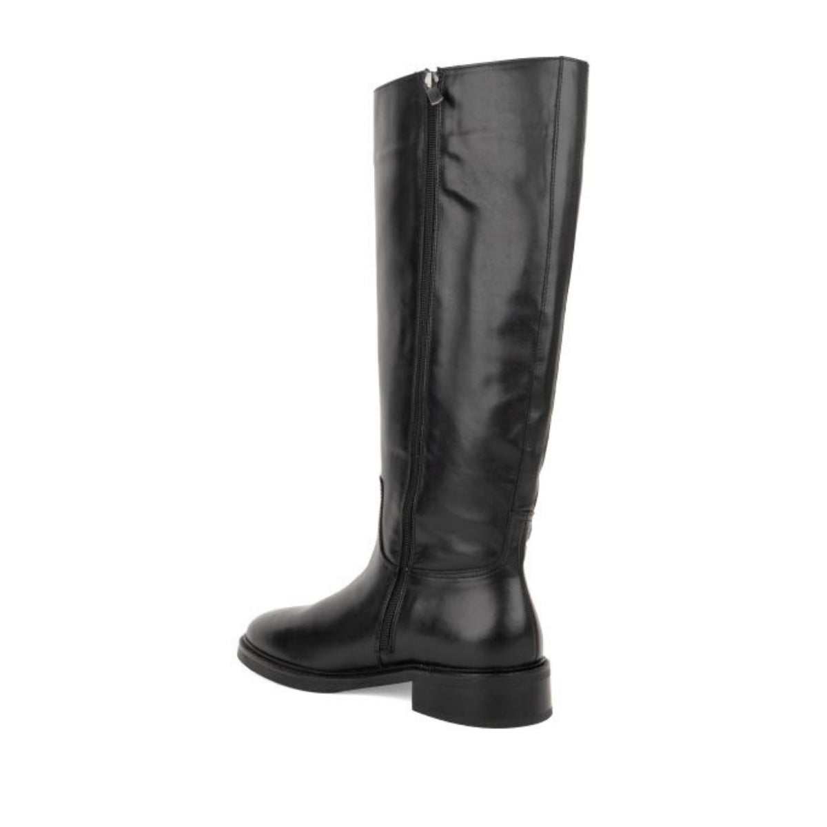 black casual closed boots