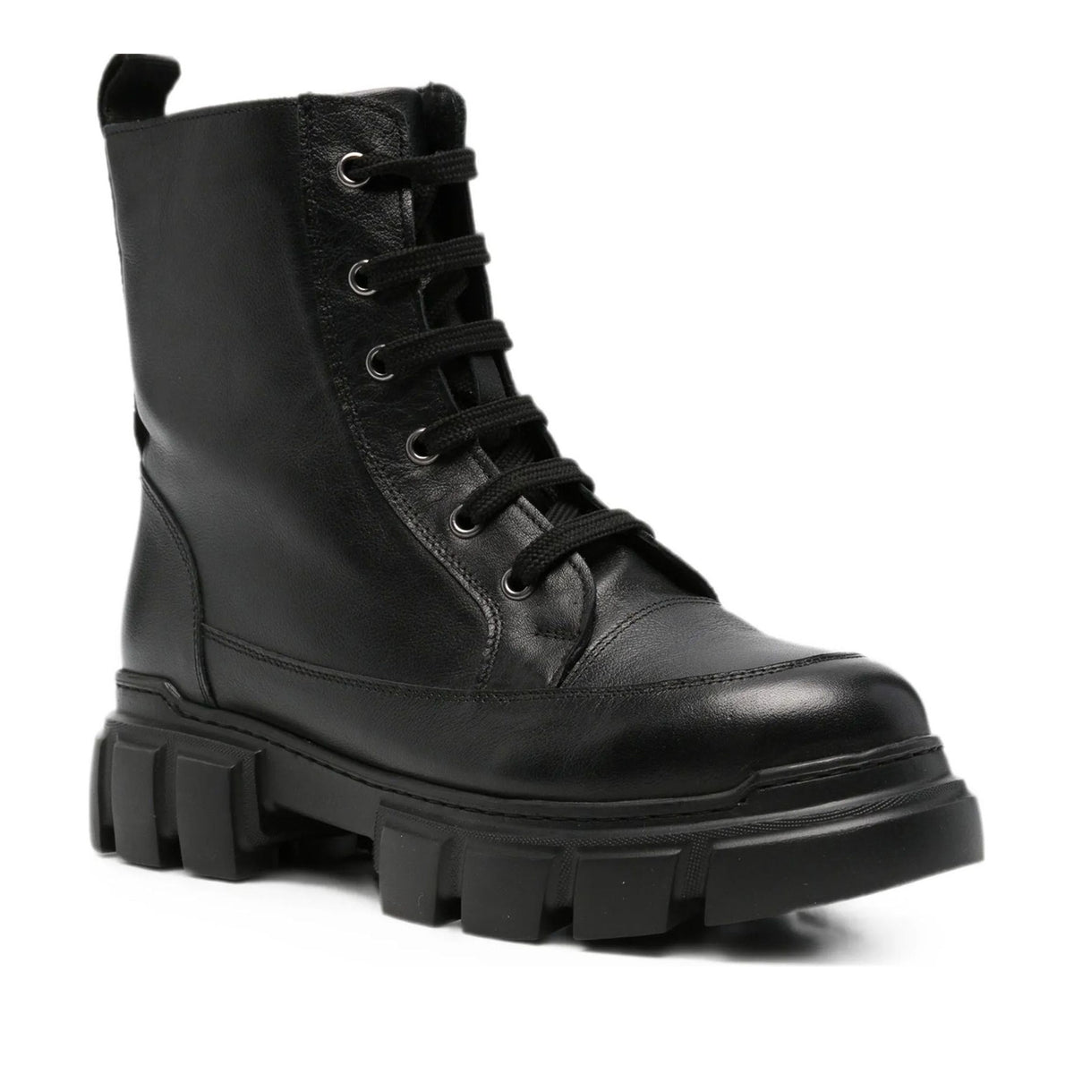 black casual closed booties