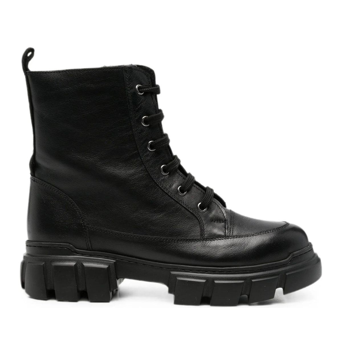black casual closed booties