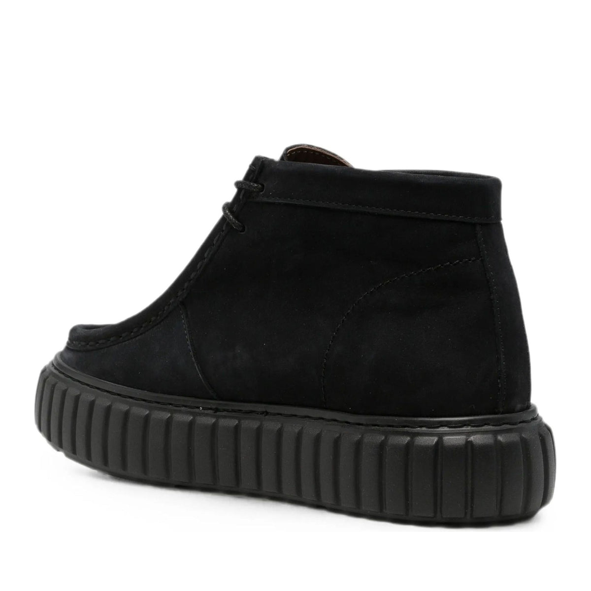 black casual closed booties
