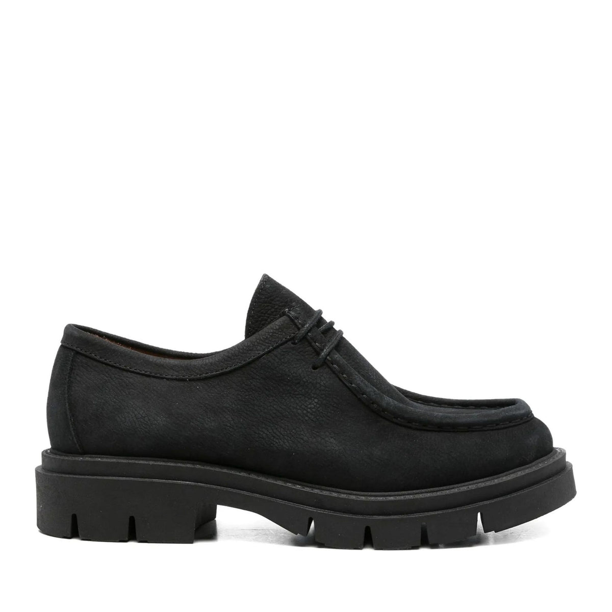black casual closed loafers