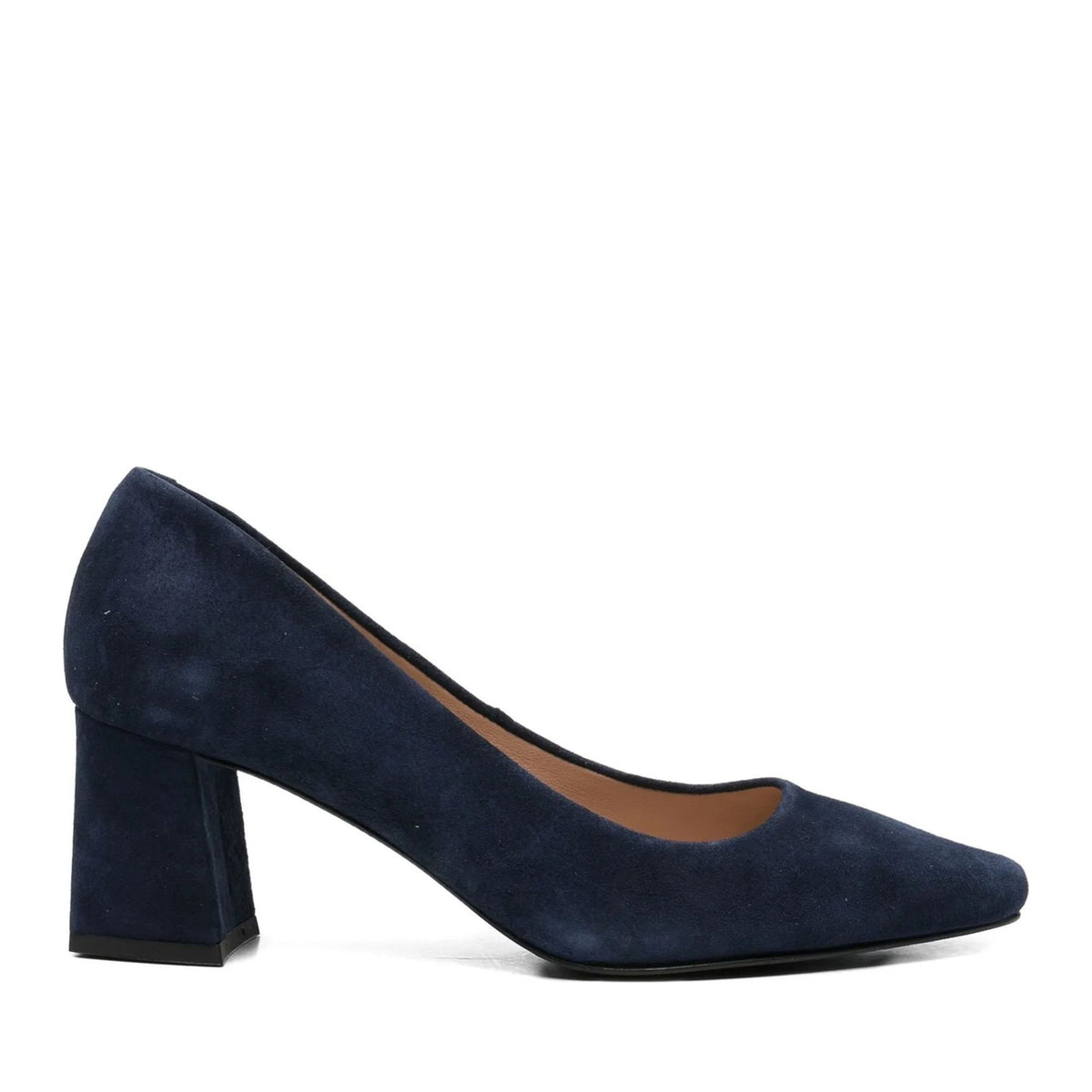blue classic closed pumps