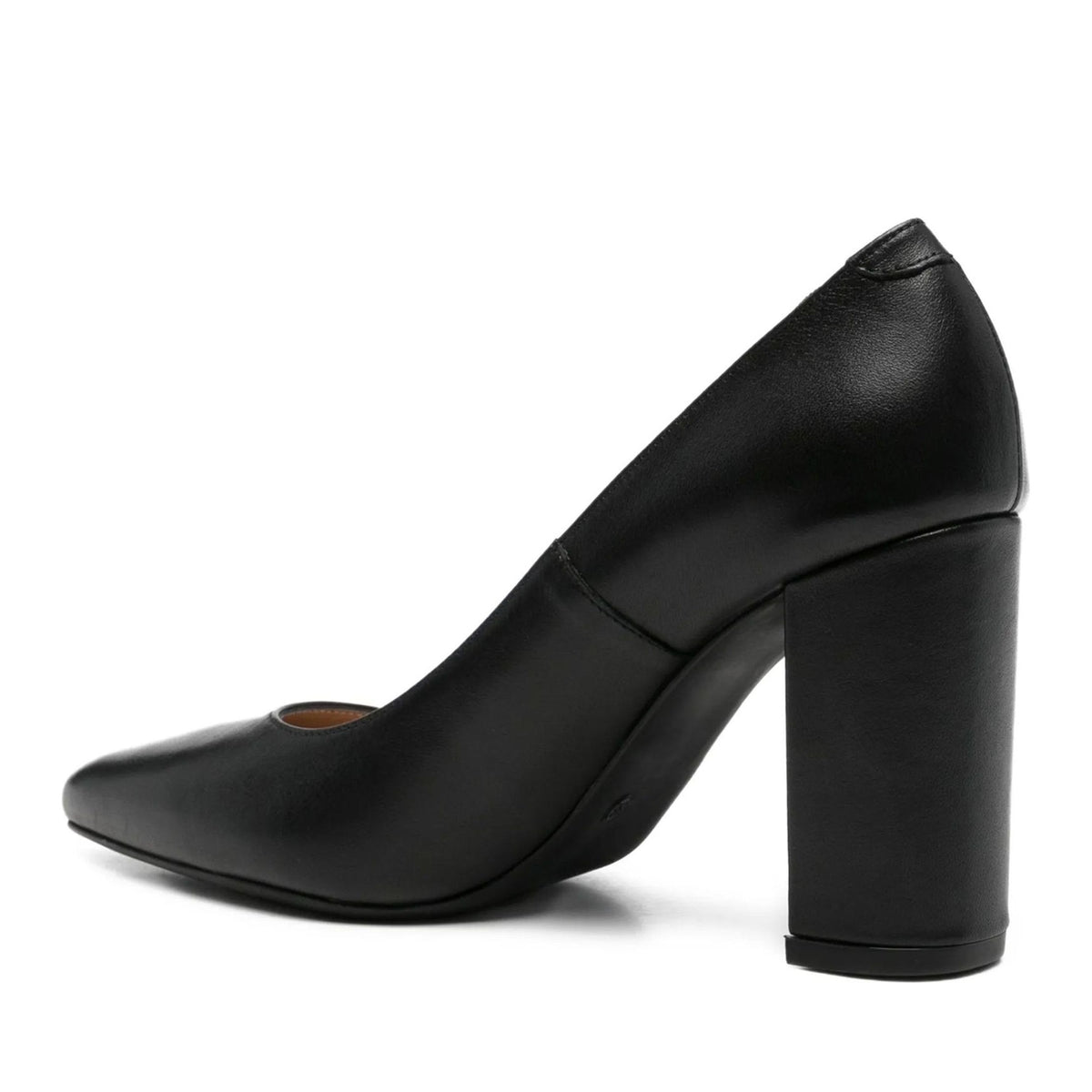 black classic closed pumps