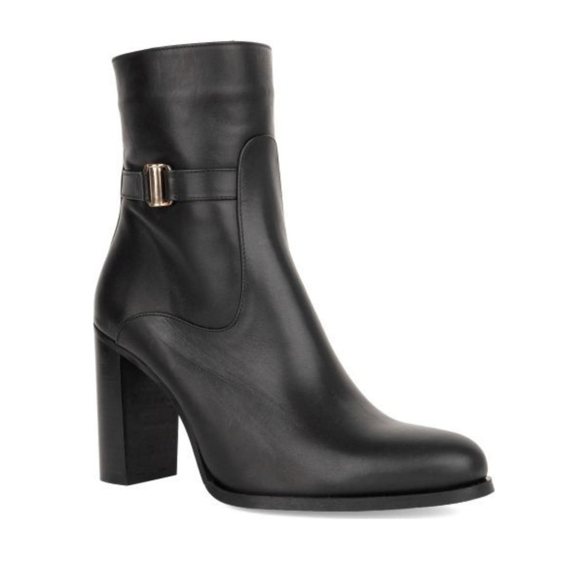 black classic closed booties