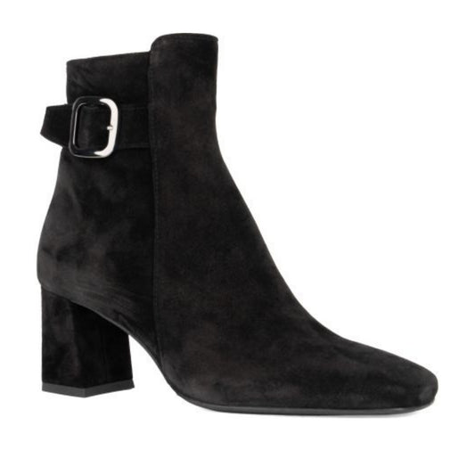 black classic closed booties