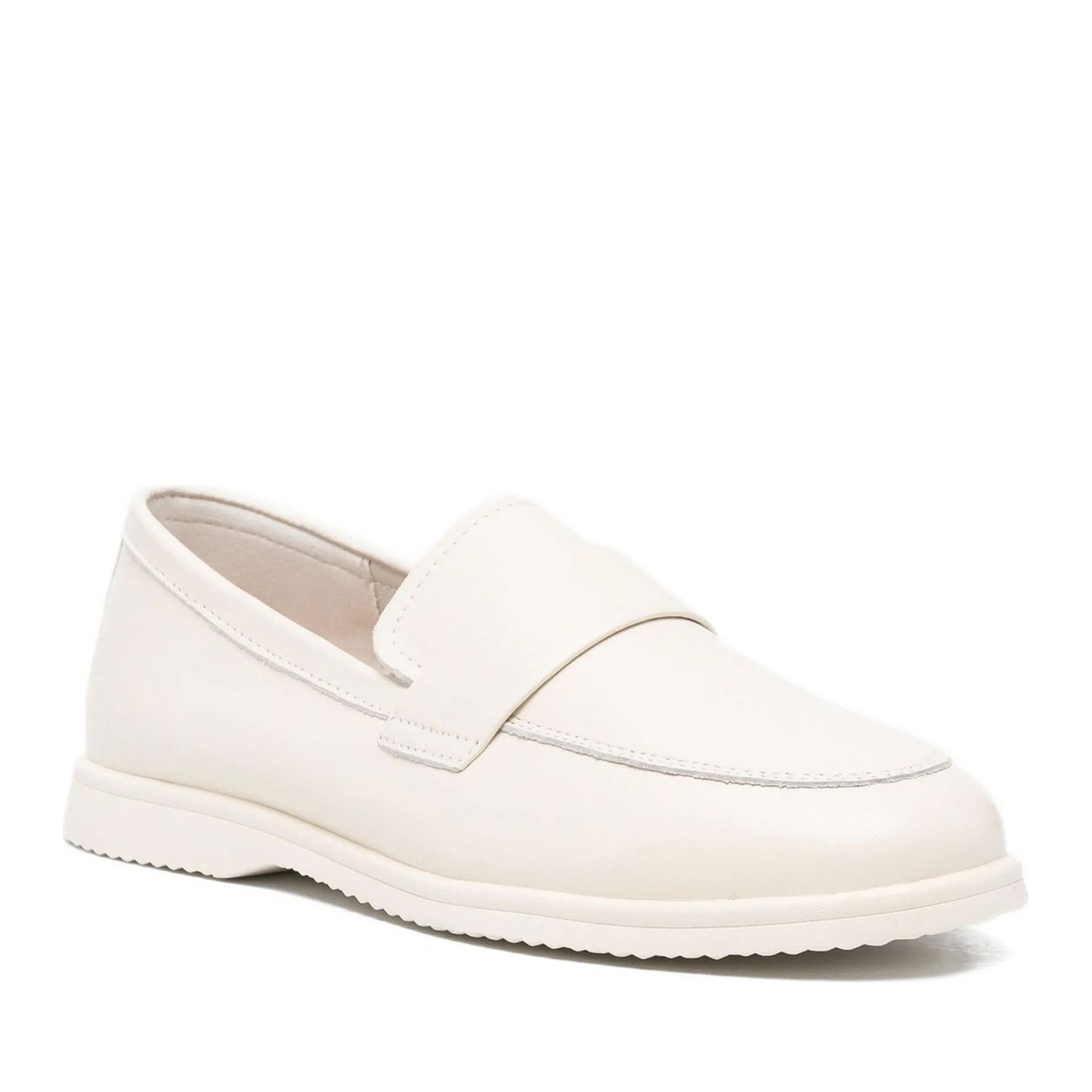 Women's White Loafers