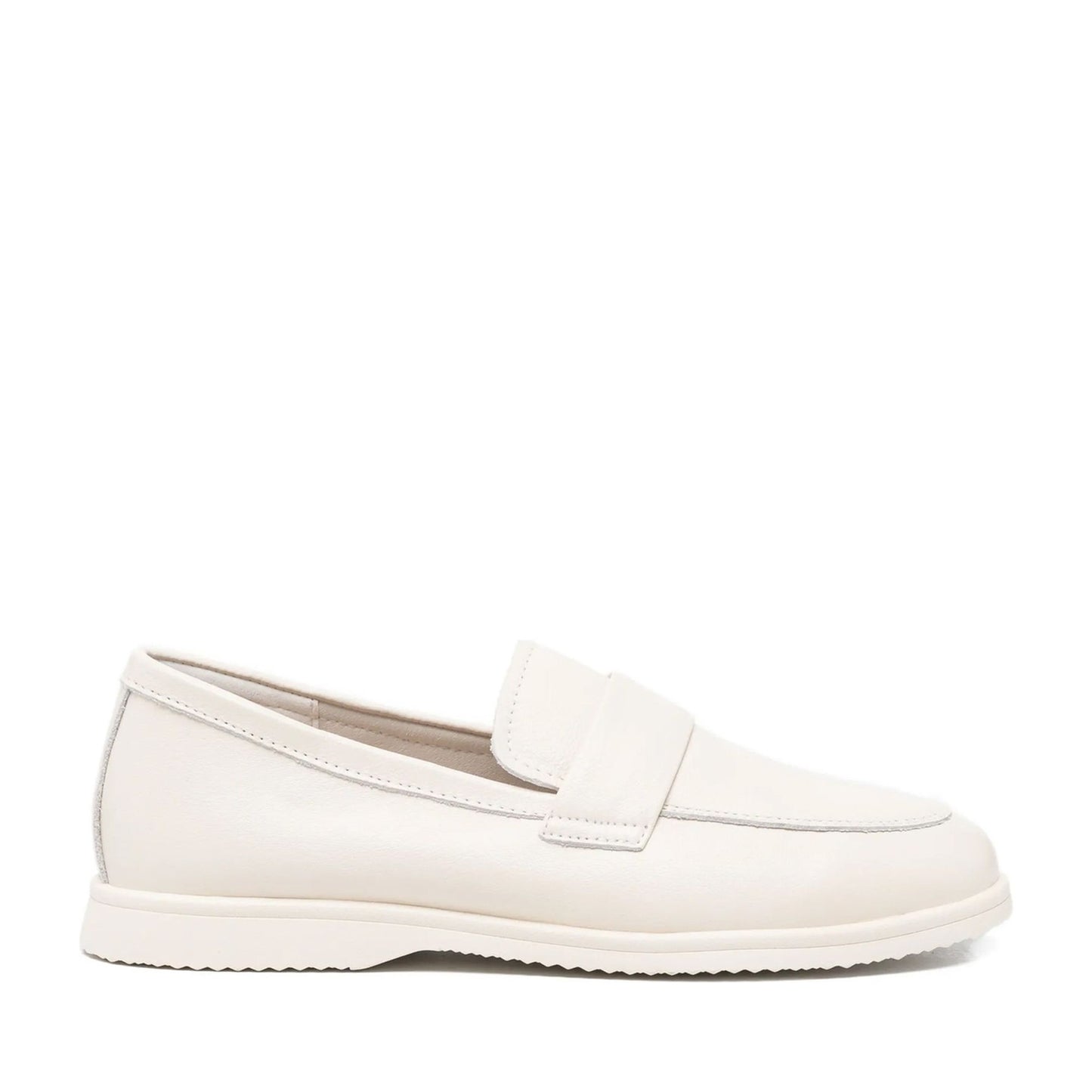 Women's White Loafers