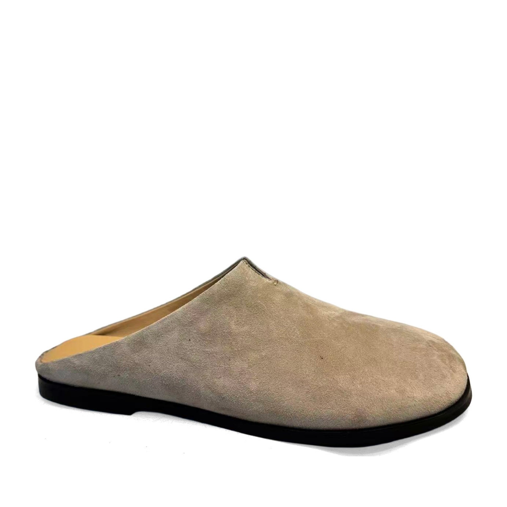 Women's Beige Mule Slippers