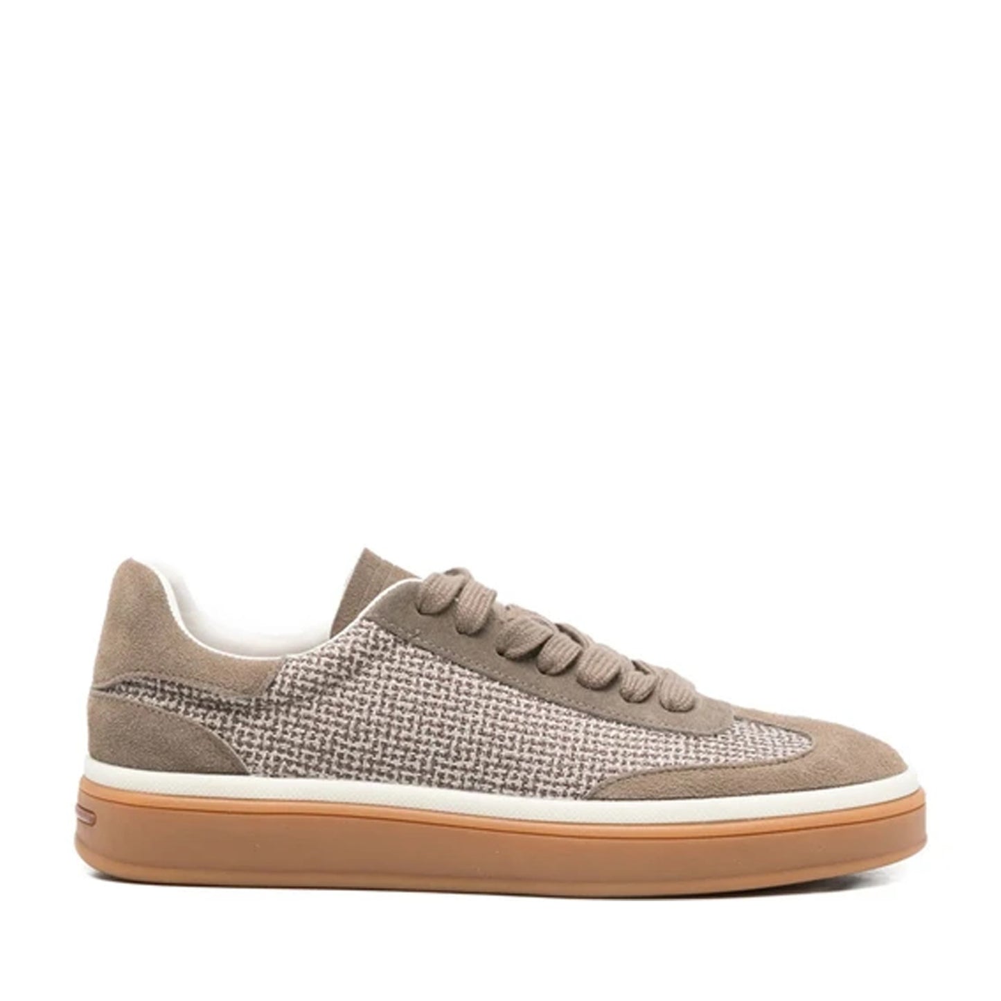 Women's Brown Wedge Fashion Sneakers