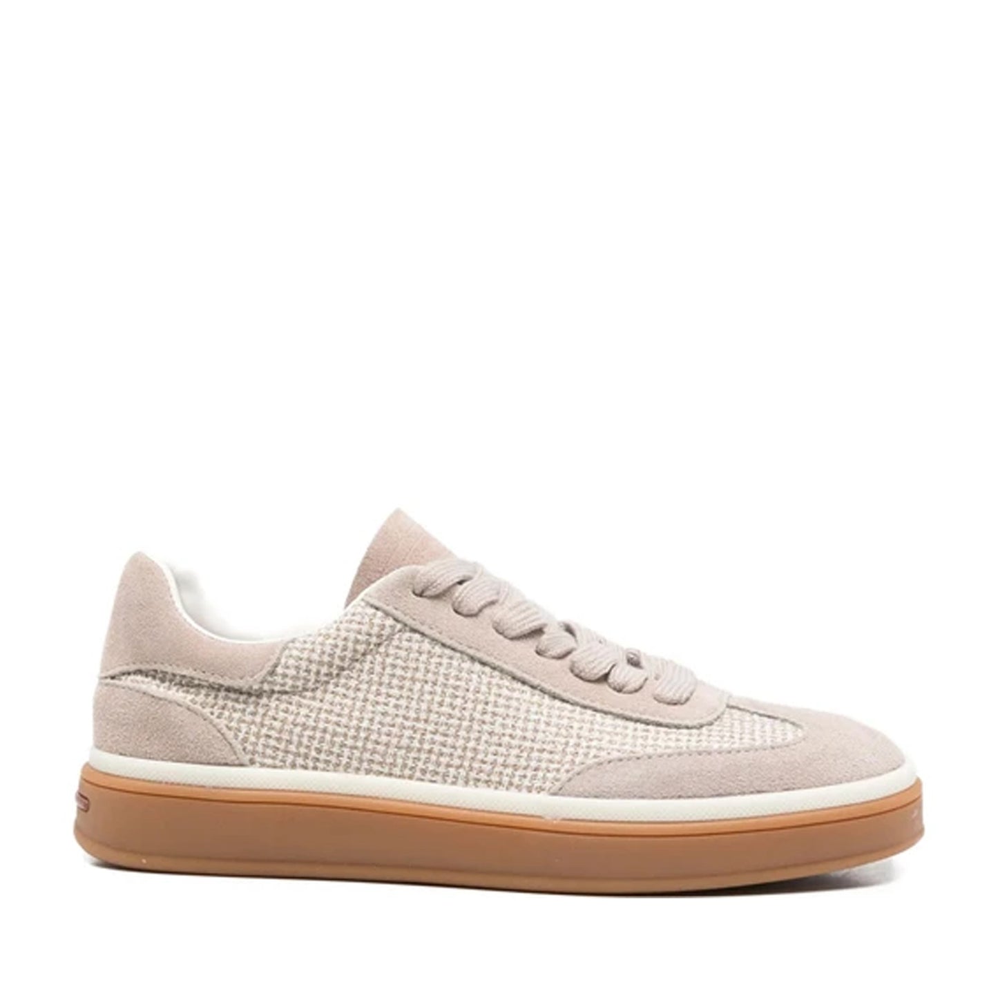 Women's Beige Wedge Fashion Sneakers