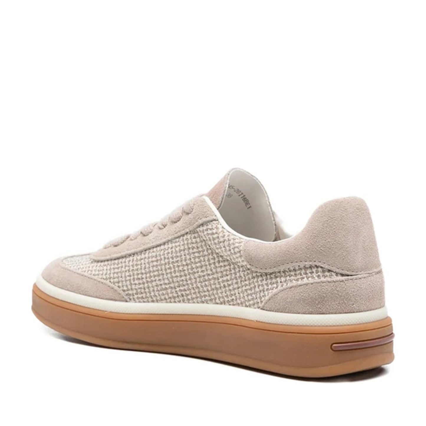 Women's Beige Wedge Fashion Sneakers