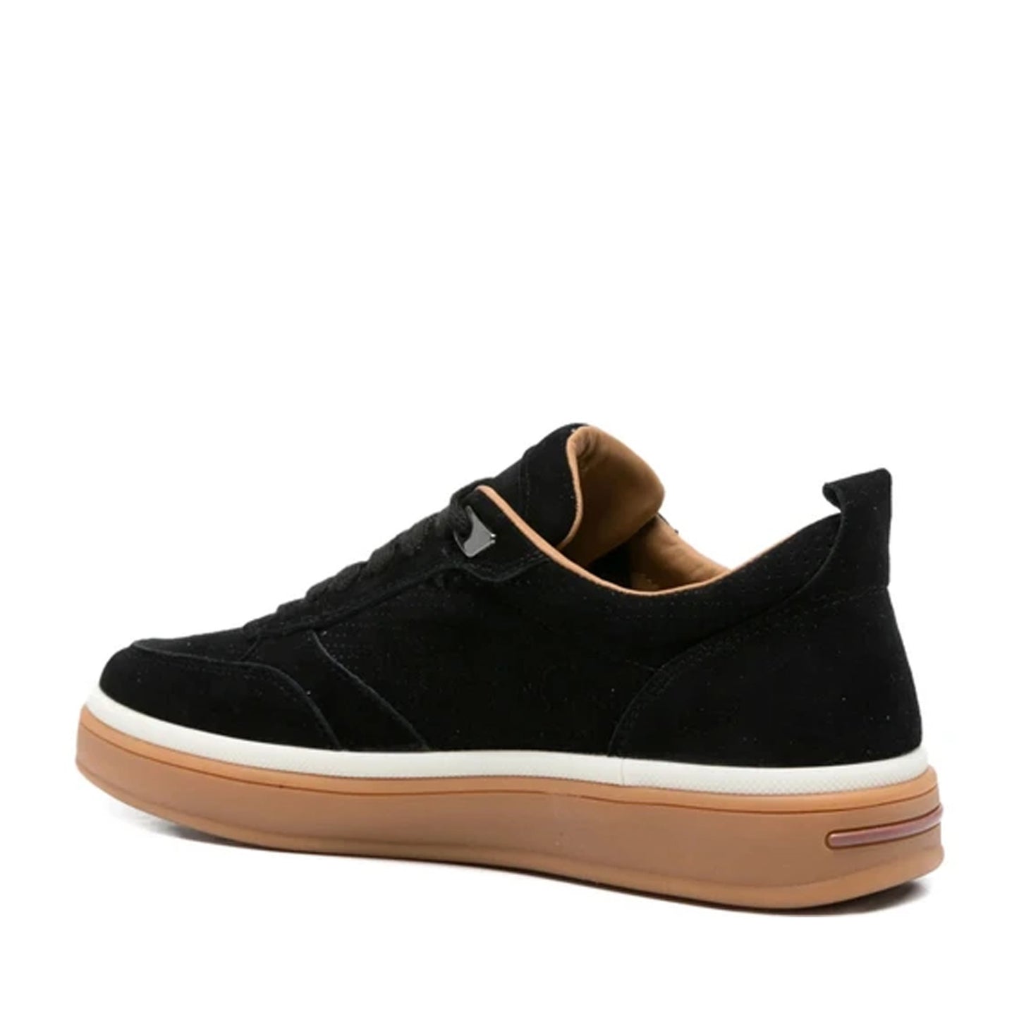 Women's Black Wedge Fashion Sneakers
