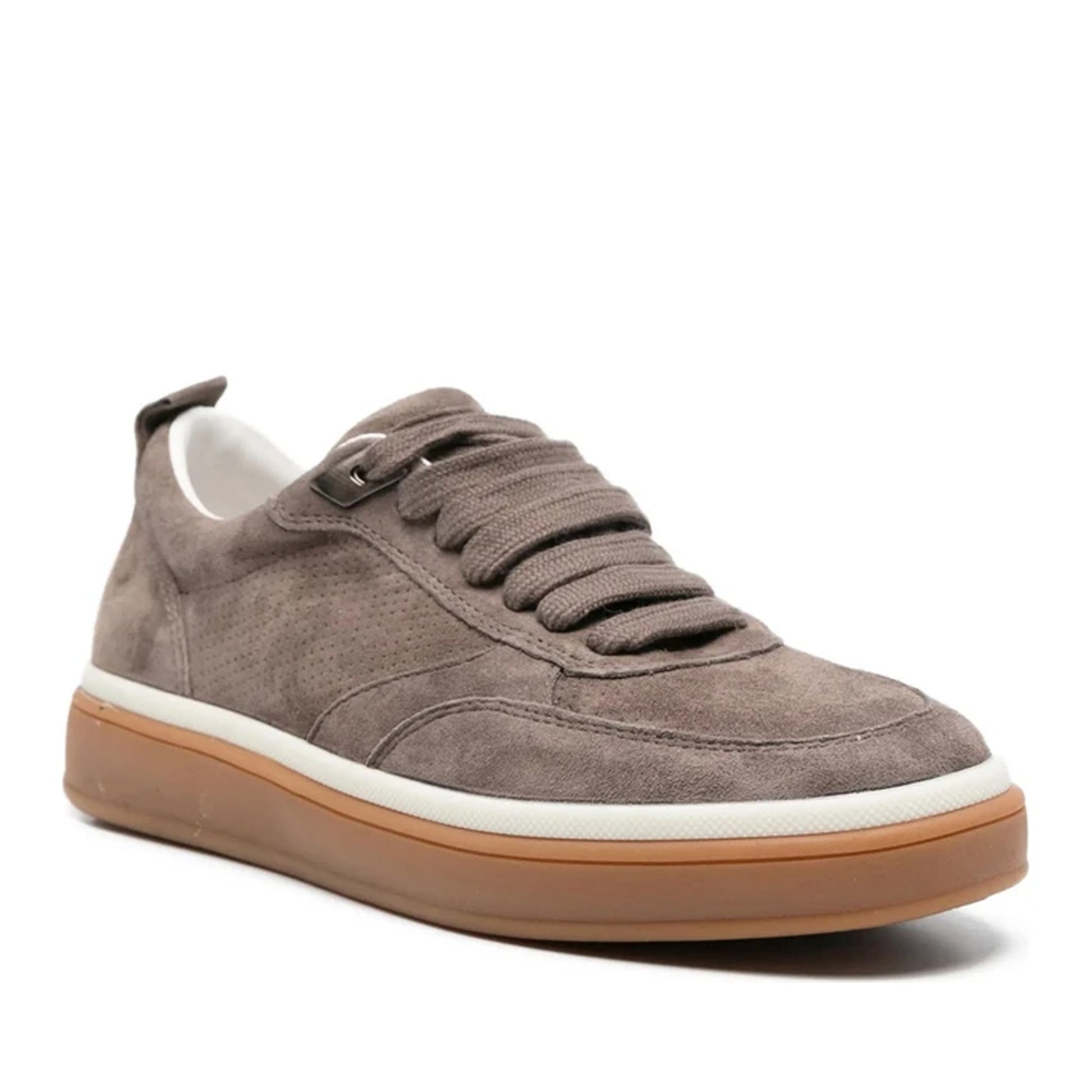 Women's Brown Wedge Fashion Sneakers