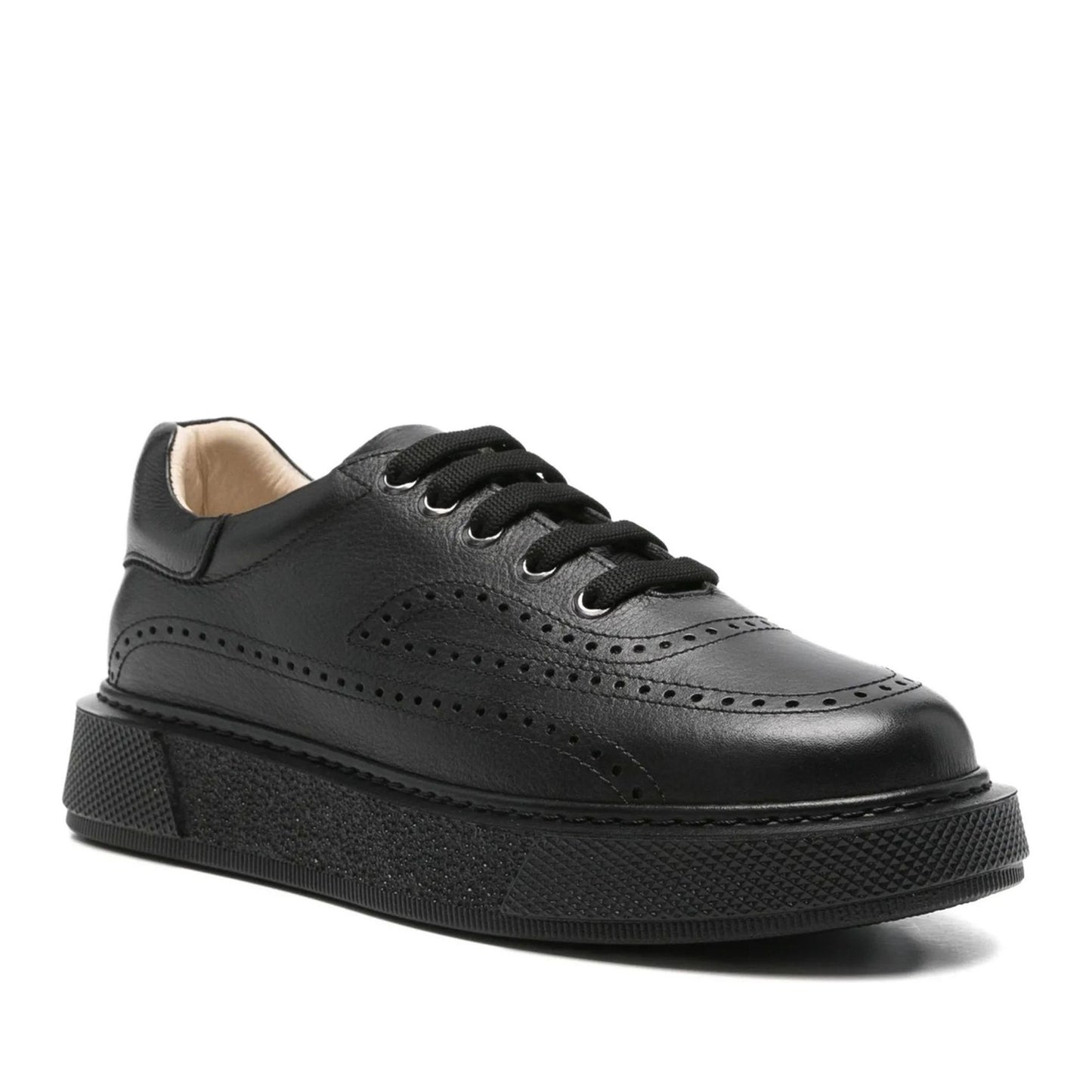 Women's Black Wedge Fashion Sneakers