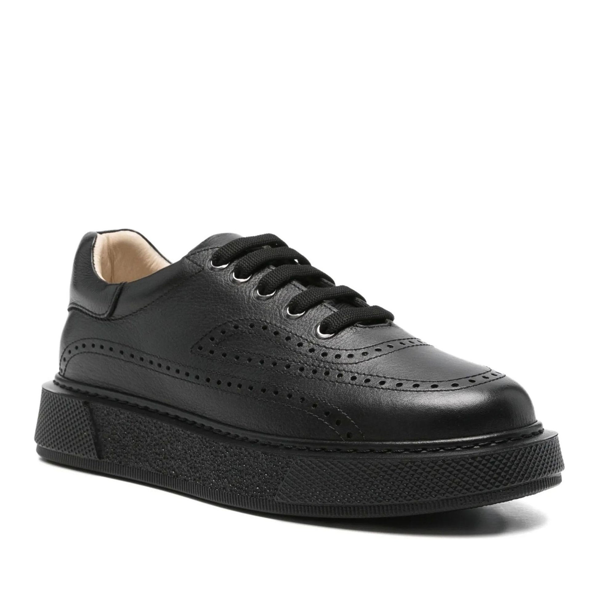 Women's Black Wedge Fashion Sneakers