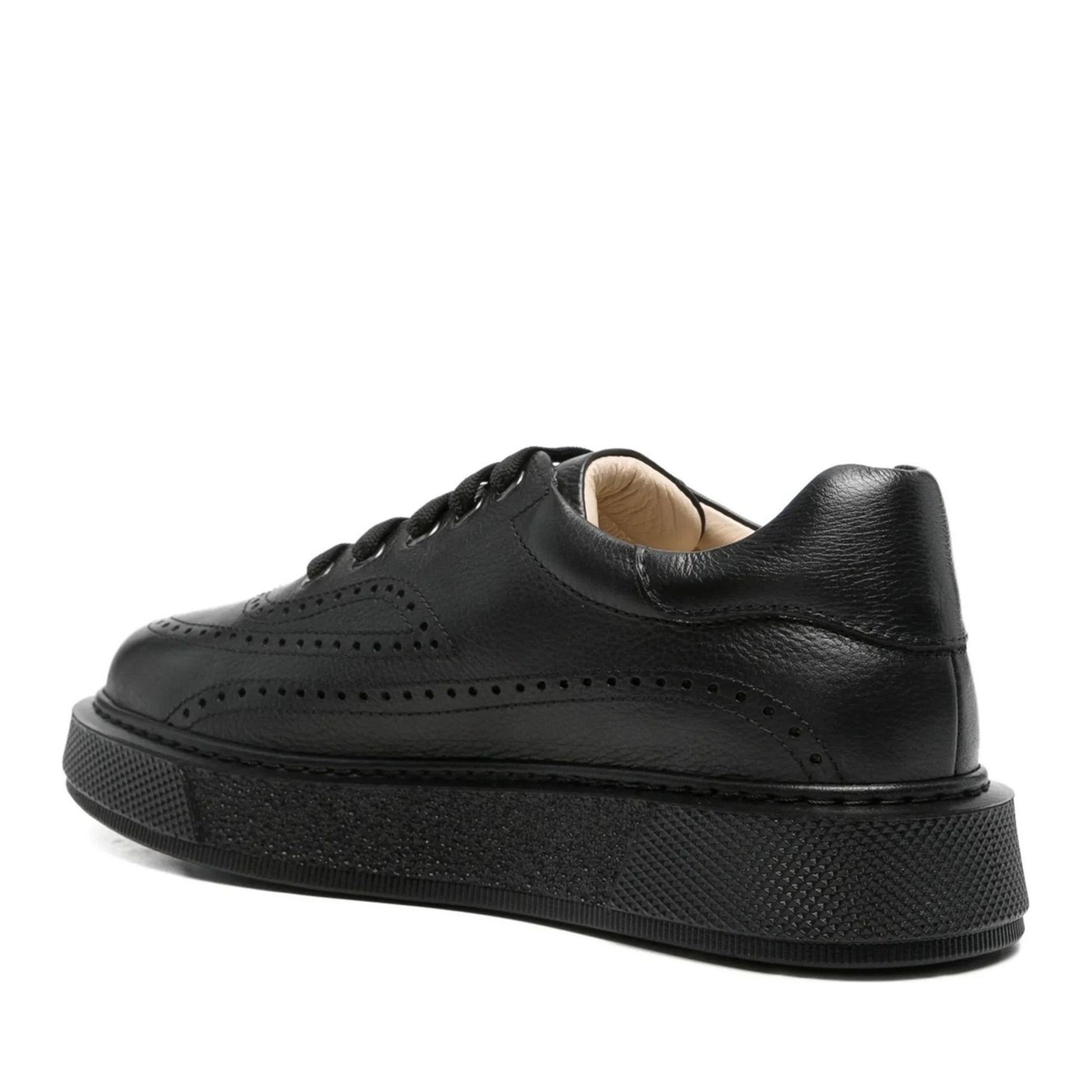 Women's Black Wedge Fashion Sneakers