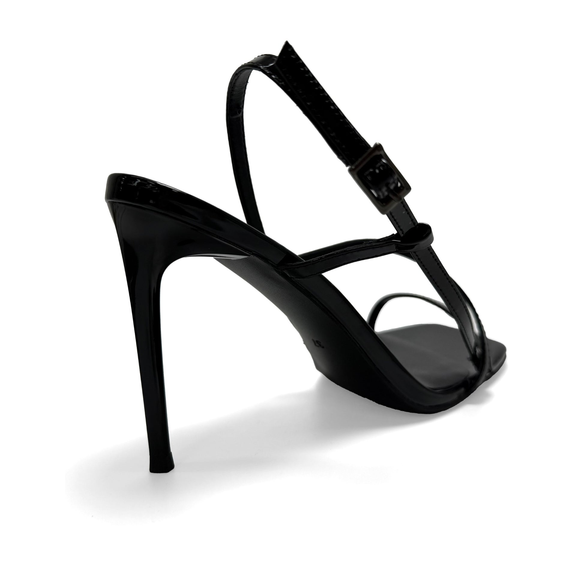 Women's Black Dress Open-Toe Sandals