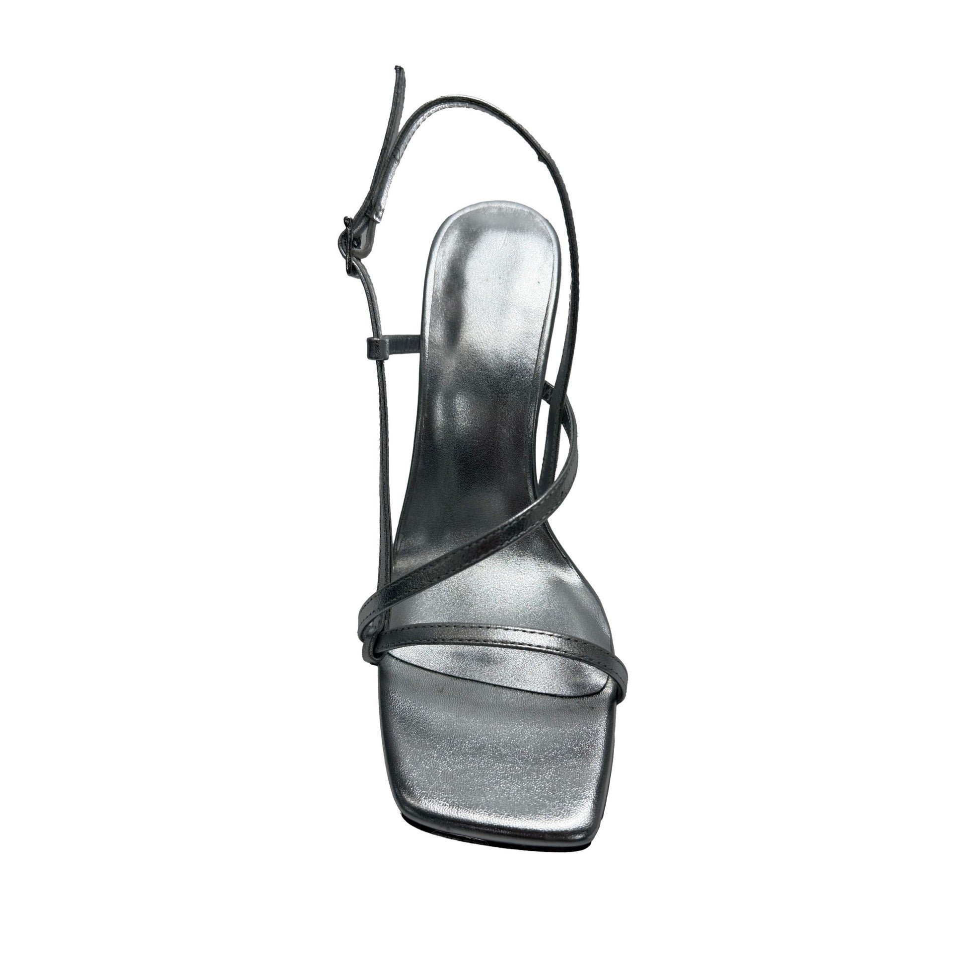 Women's Gray Dress Open-Toe Sandals