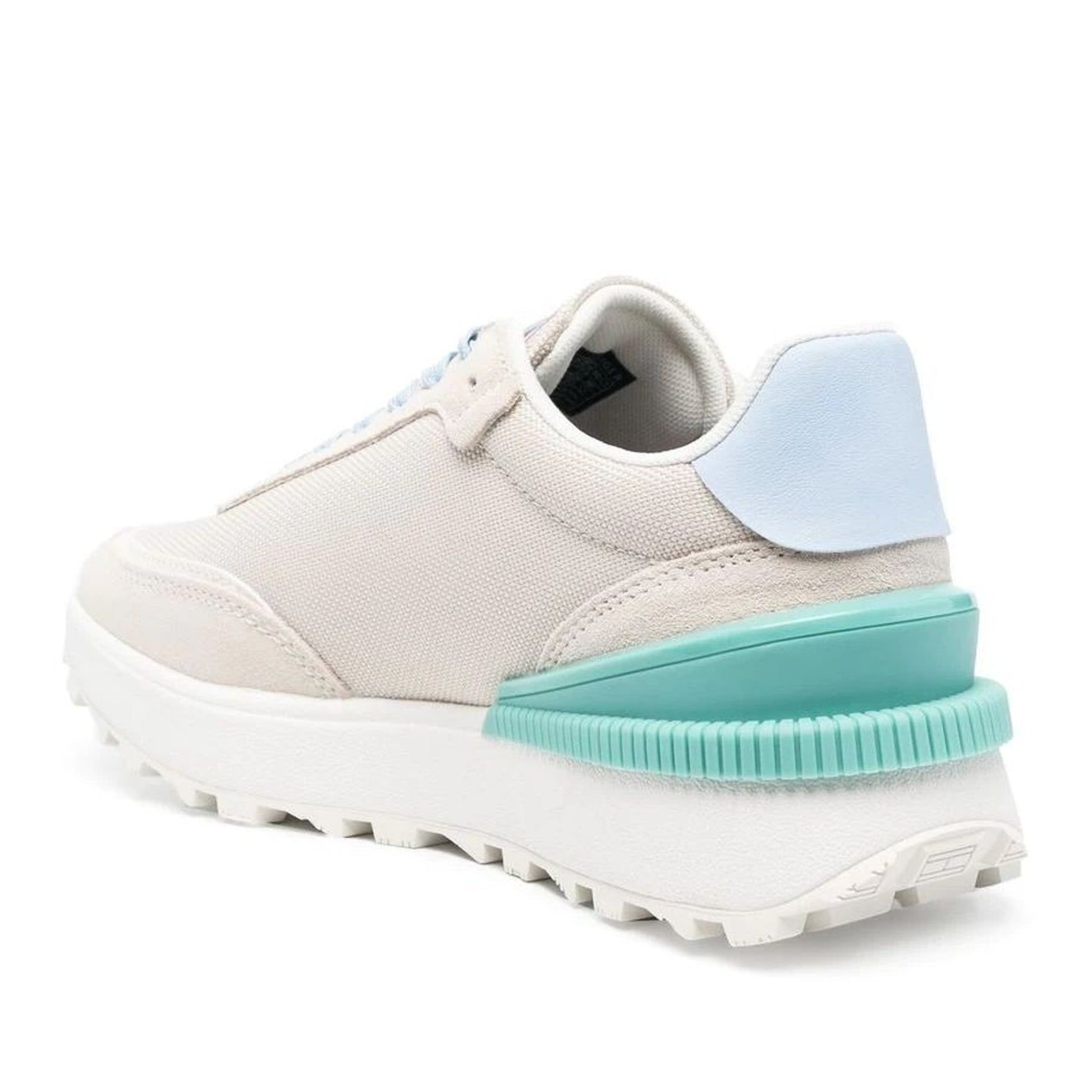 Tech Runner Women's Beige Athletic Sneakers