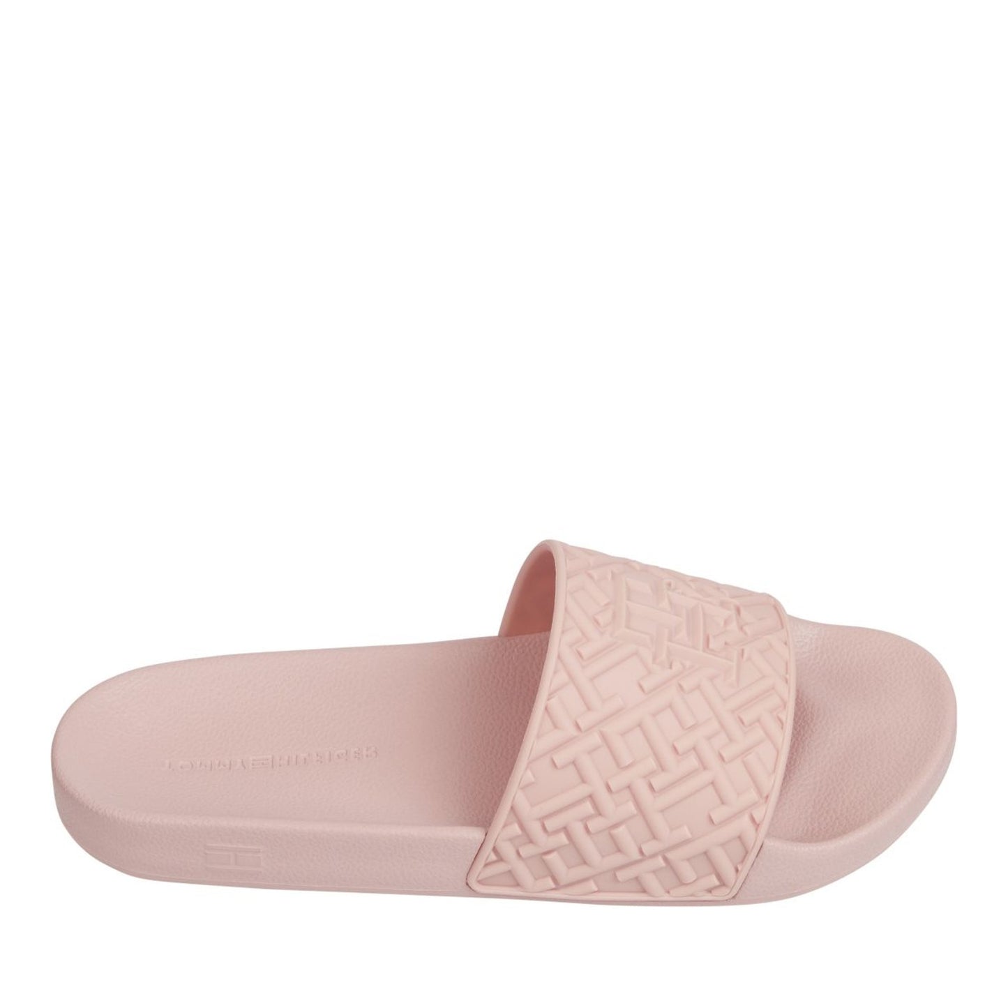 Women's Pink Monogram Open-Toe Slippers