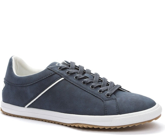 blue casual closed sneakers