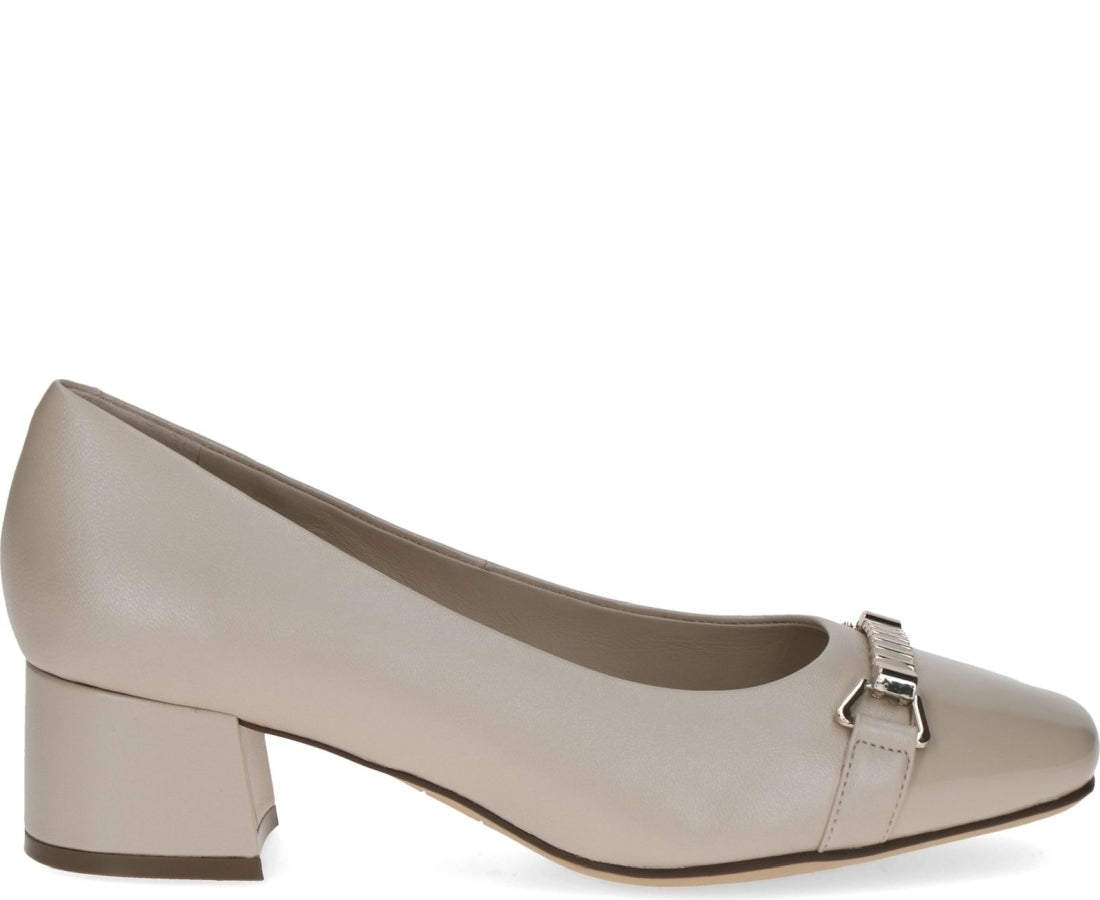 beige elegant closed formal