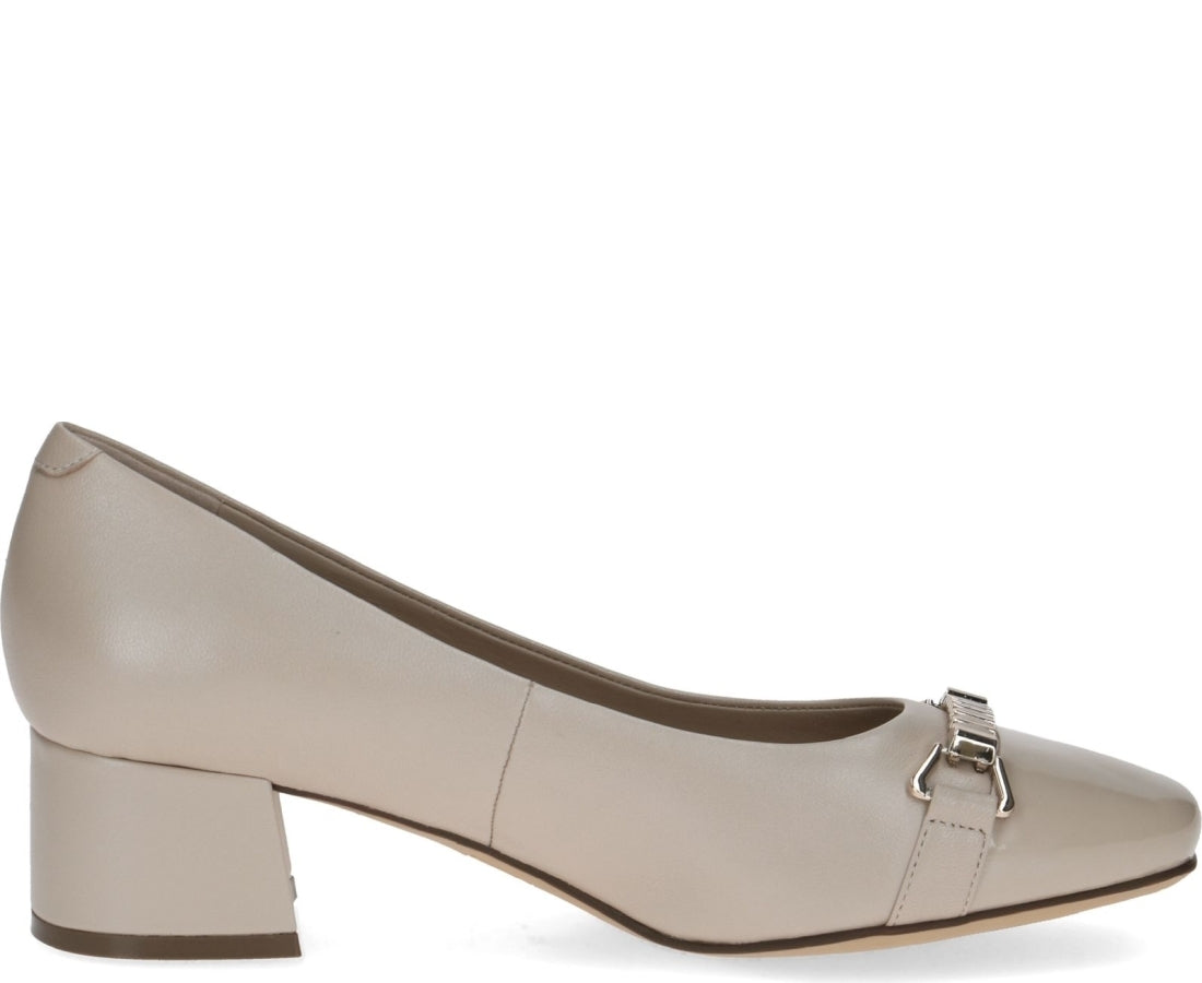 beige elegant closed formal