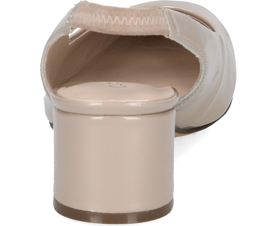 beige elegant part-open formal