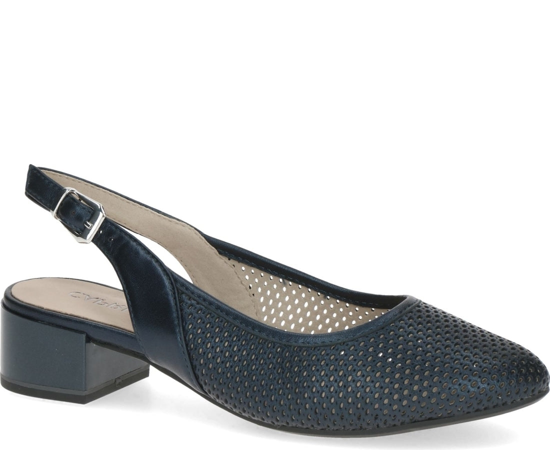 navy elegant part-open formal