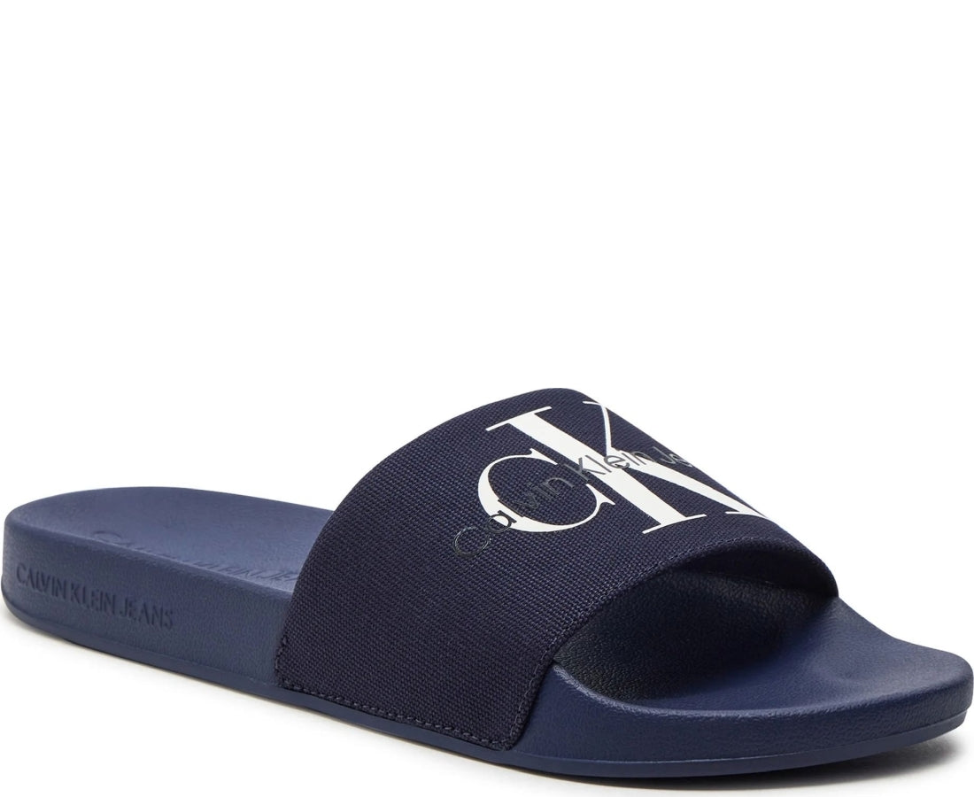 slide monogram navy