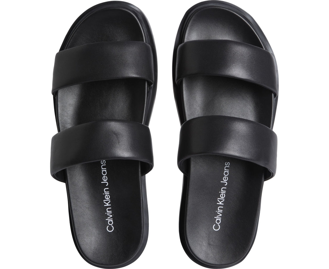 flat molded double sandals