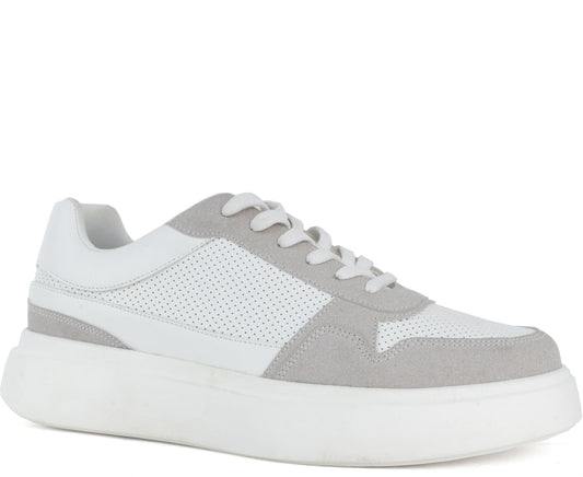 white casual sneakers