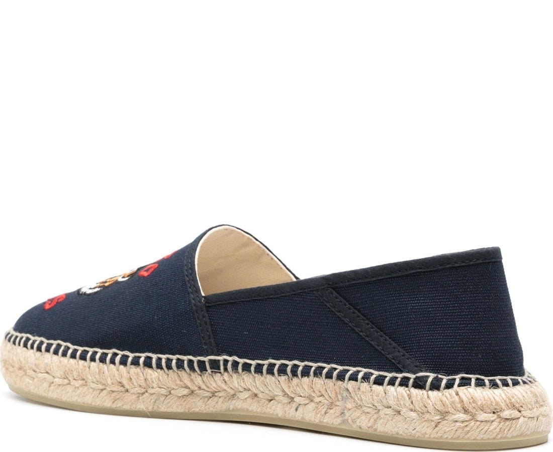 kenzo espadrille slip-on midnight blue