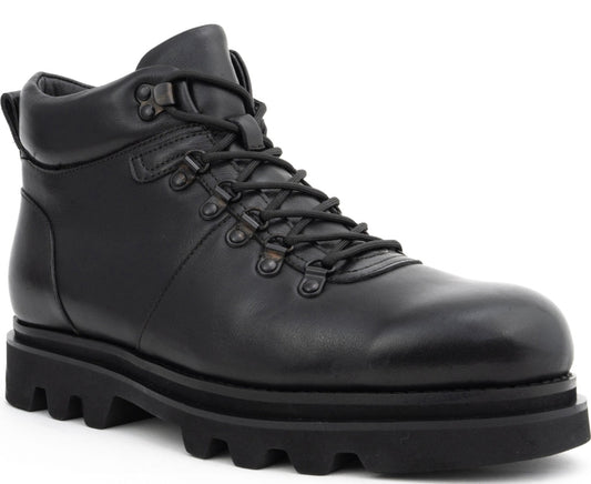 black casual closed booties
